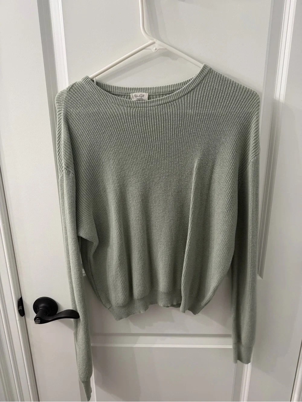 brandy melville sage green sweater